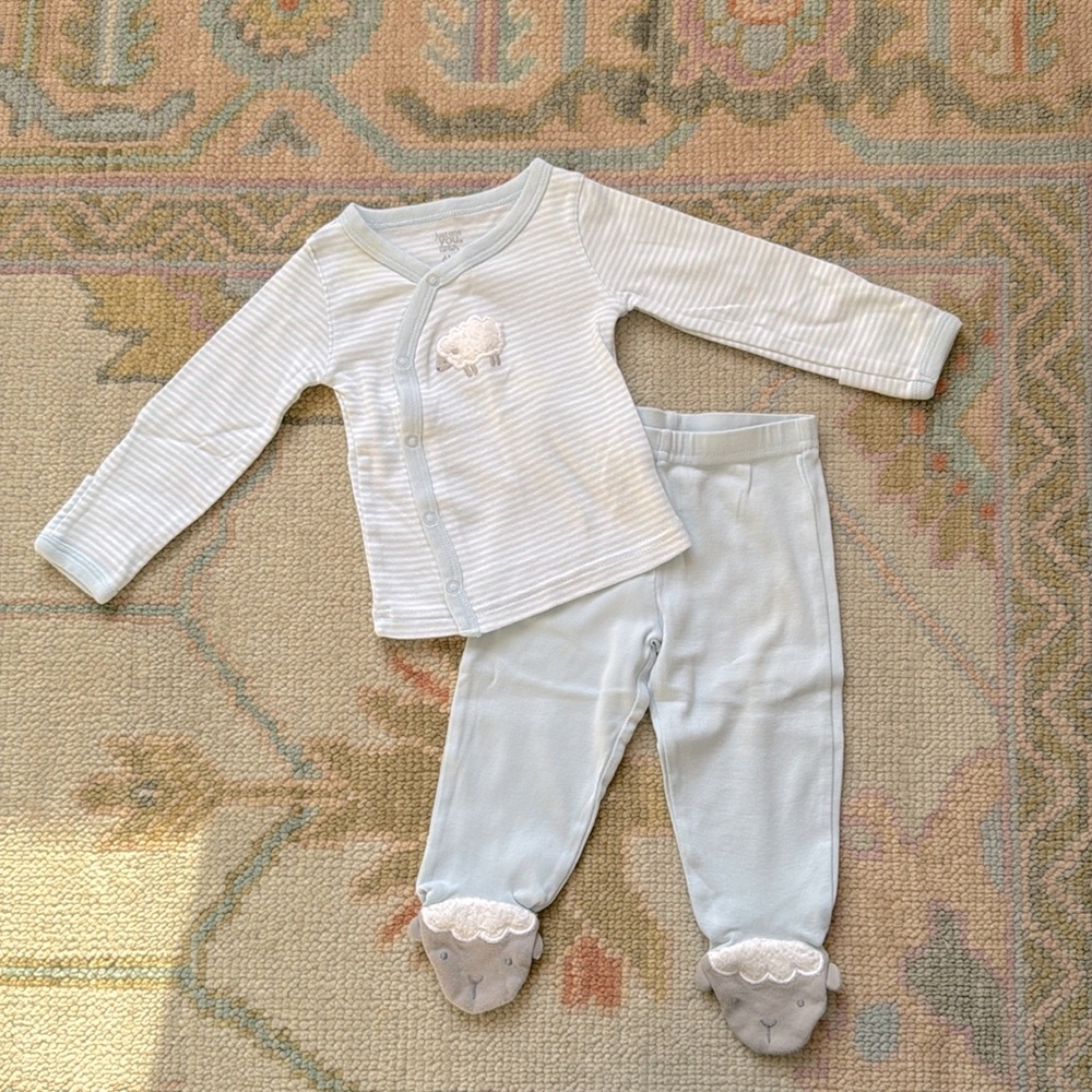 Carters Lamb Pajama Set 6 Month